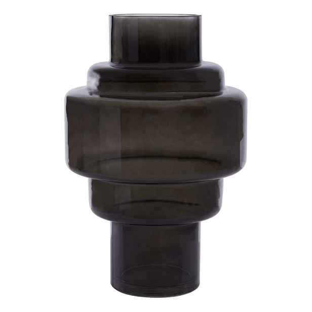 Černá skleněná váza (výška 30 cm) Cayden – Premier Housewares