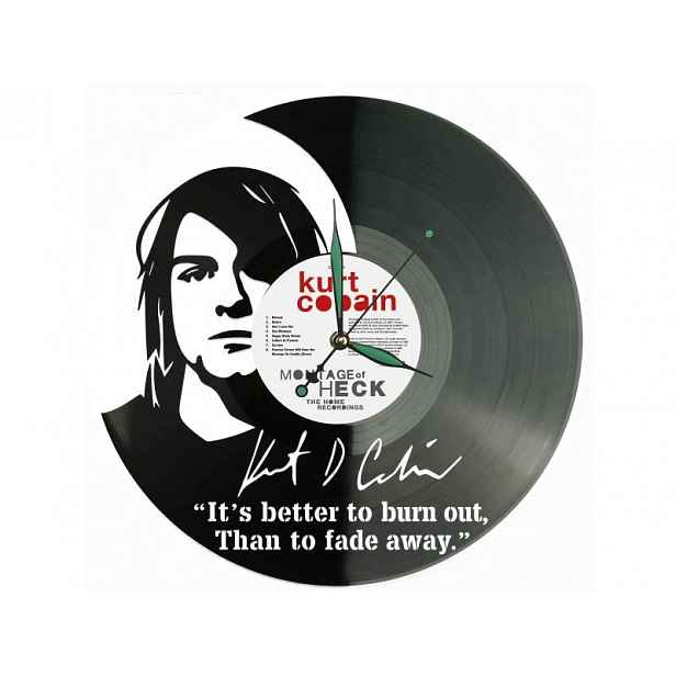 Kurt Cobain Dárek pro milovníka Originální Nástěnná Dekorace z desky
