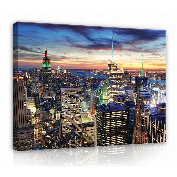 Obraz Na Plátně Canvas 120x80 New York Panorama