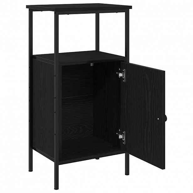 vidaXL Noční skříňka 2 ks Černý dub 41 x 31 x 80 cm Kompozitní dřevo