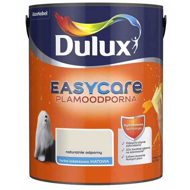 Dulux Easy Care Barva Odolná Vůči Skvrnám Přirozeně Odolná 5 L