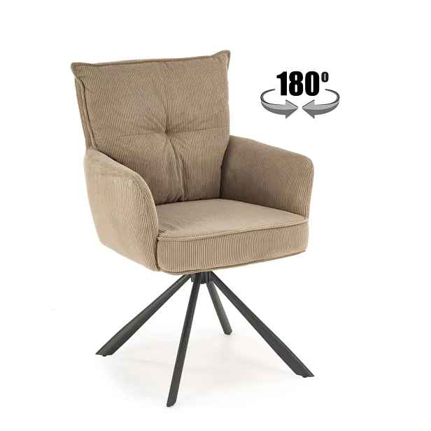 Halmar Otočné křeslo K528 - cappuccino