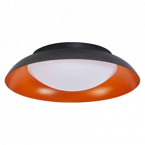 Nástěnná koupelnová lampa 19W 1000lm 3000K Černá Žlutá Stmívatelná