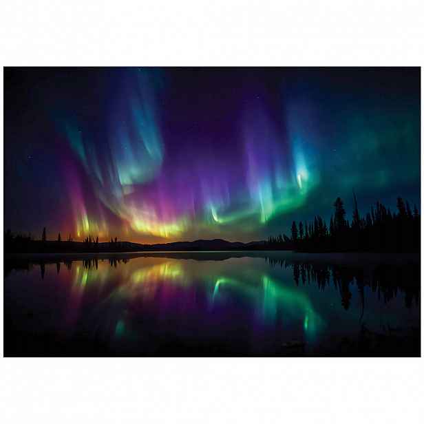 Wallarena FOTOTAPETA Severní záře Příroda Barevná 200x140 cm