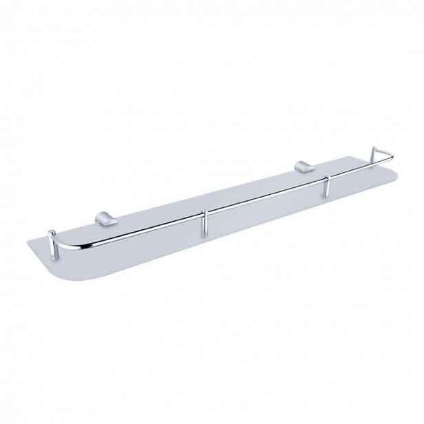 Nimco Bormo - Polička, délka 60 cm, matné sklo/chrom BR 11091AX-60-26
