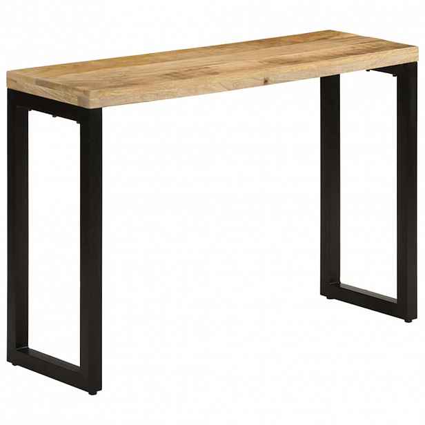 vidaXL Konzolový stolek 110x35x76 cm masivní hrubé mangovníkové dřevo