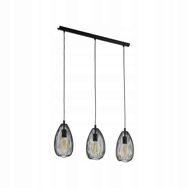 Závěsná lampa Eglo Clevedon E27 černá