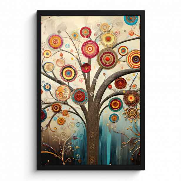 MuchoWow PLAKÁT V RÁMU Strom - Strom života - Barva 40x60 cm