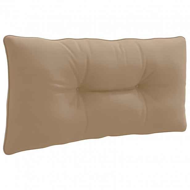 vidaXL Zádový polstr PUTTEN 100% polyester Taupe 70 x 40 x 10 cm