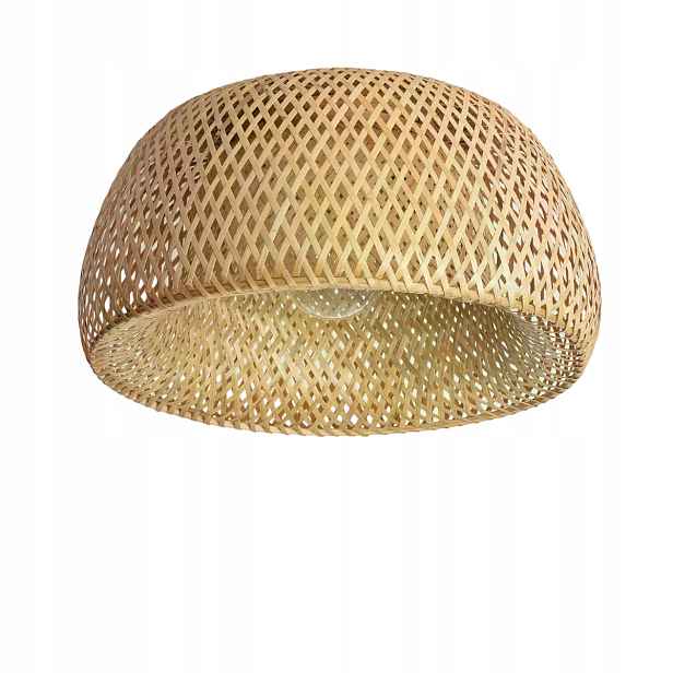 Stropní svítidlo stropní svítidlo boho z bambusu do obývacího pokoje, kulatá, 45 cm Abruzzo