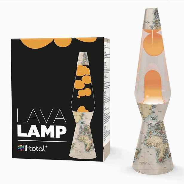Lávová lampa Lava Lawa XL1776 Stará lávová magmatická mapa Itotal