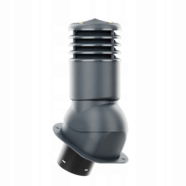 Větrací komín Smartline profil H fi 150 mm, zateplený, antracitový