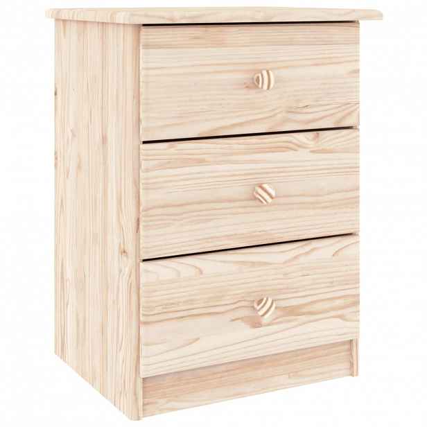 vidaXL Noční stolek ALTA 41 x 35 x 55,5 cm masivní borové dřevo