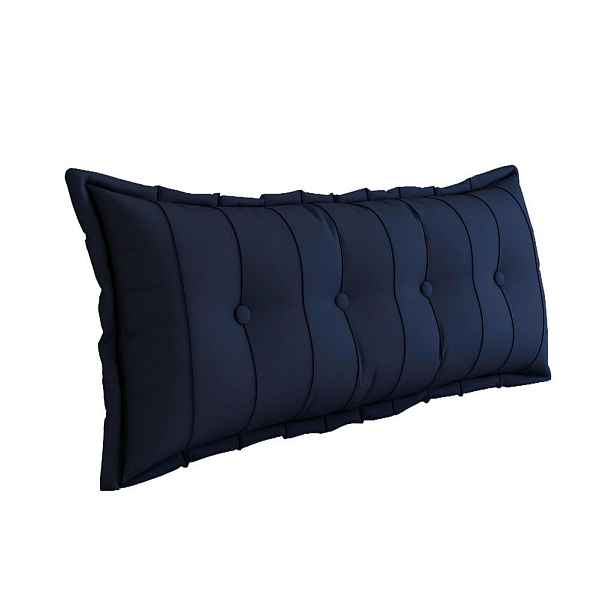 Vercart ZÁDOVÝ POLŠTÁŘ plyš Tmavě modrý 120 cm