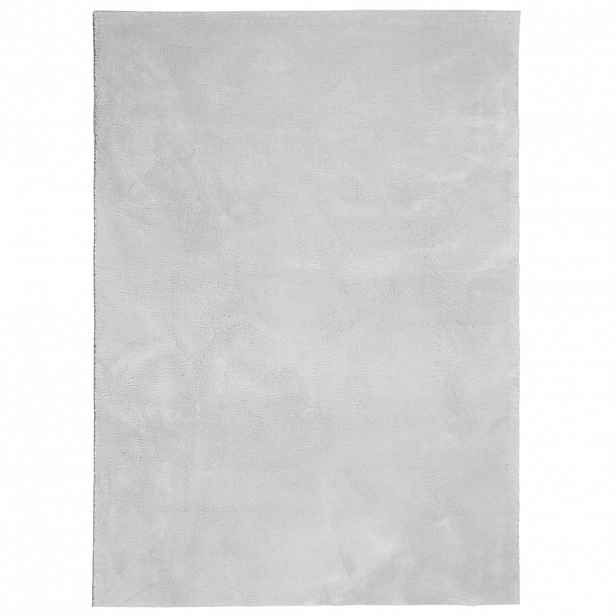 vidaXL Koberec HUARTE krátký vlas měkký a pratelný šedý 160x230 cm
