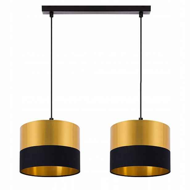 Závěsná Stropní Lustrová Lampa Zlato-zlatá