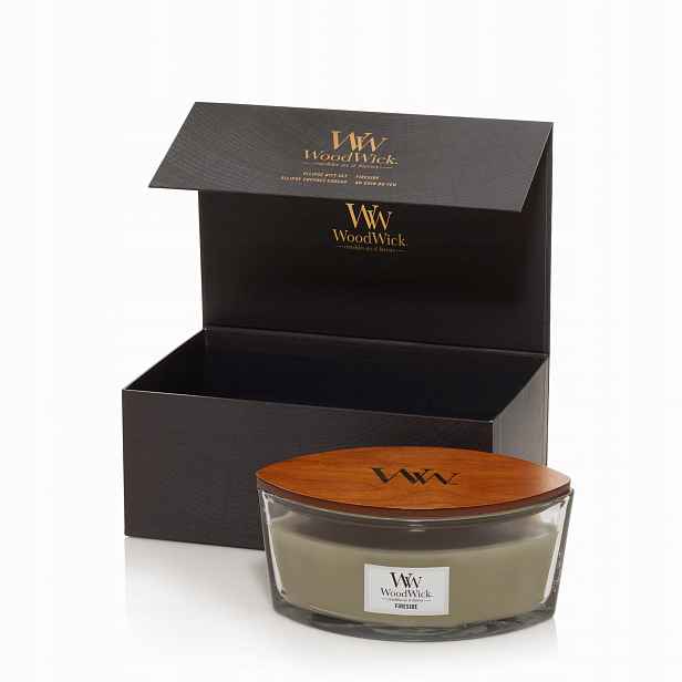 Dárková sada WoodWick Fireside Elipsa