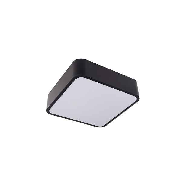 LED svítidlo RENDO 24W CCT hranaté černé stropní