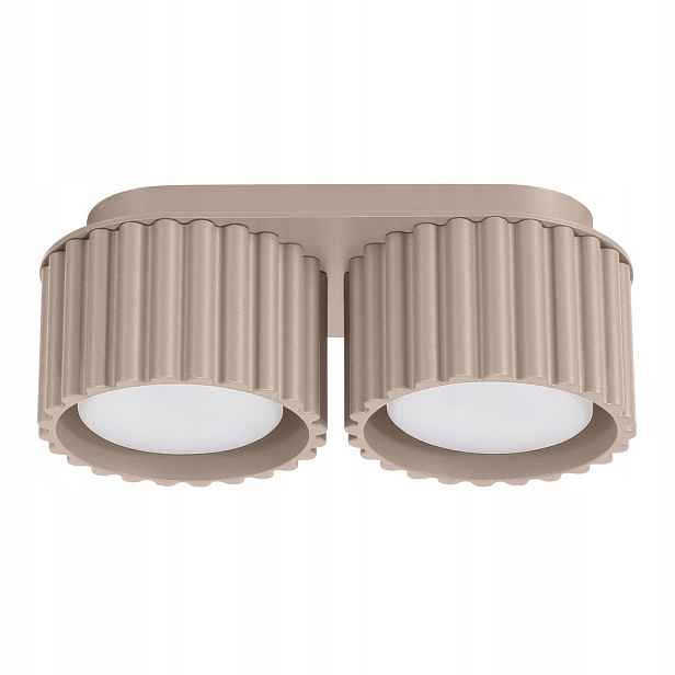 Sollux Lighting Moderní stropní svítidlo taupe 2xGX53 21 cm Aura