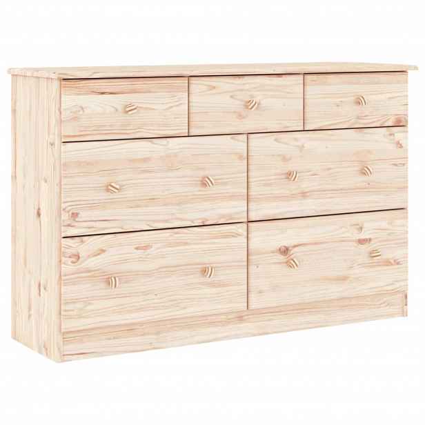 vidaXL Komoda ALTA 112 x 35 x 73 cm masivní borové dřevo