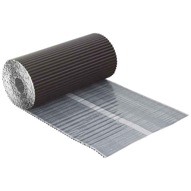 Komínová Páska 30 cm x 5 m Rýhovaná Olověná Grafit ral 7016