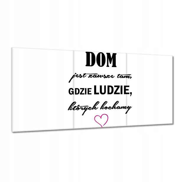 Obrazy 180x90 Dům je tam, kde jsou lidé