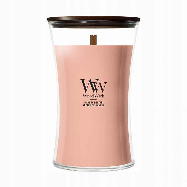 Velká vonná svíčka WoodWick Manuka Nectar