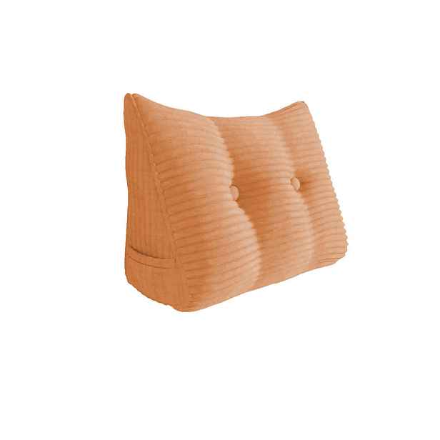 Vercart ZÁDOVÝ POLŠTÁŘ na postel kord Broskvový 80 cm