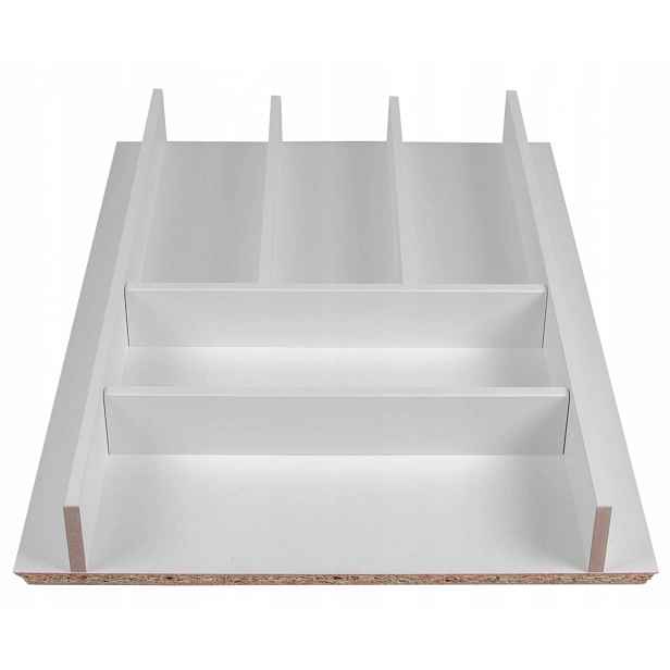 Příborník Elletipi Wood Line do zásuvky 45 cm, bílý, Plc M50045 18