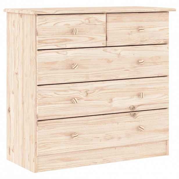 vidaXL Komoda ALTA 77 x 35 x 73 cm masivní borové dřevo