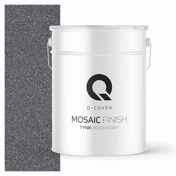 Mozaiková Omítka Mozaika 12,5 Kg Šedá Tmavá M05 Ozdobná Fasáda Premium