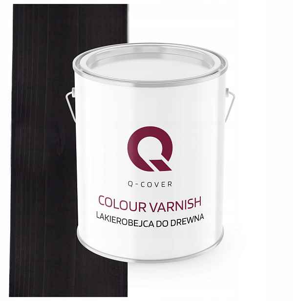 Lakovač Na Dřevo 3V1 Extra Lazura Černý Satén Barvy 2.5 L Ochranný