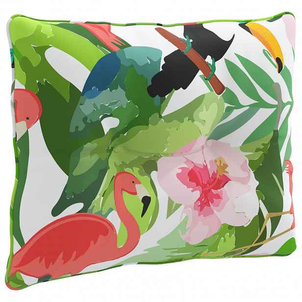 vidaXL Zádový polstr PUTTEN 100% polyester Vícebarevný 60 x 40 x 10 cm
