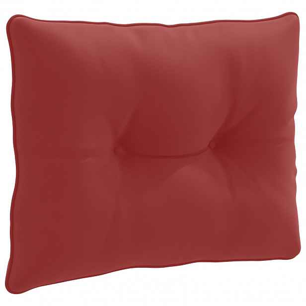 vidaXL Zádový polstr PUTTEN 100% polyester Víno Červené