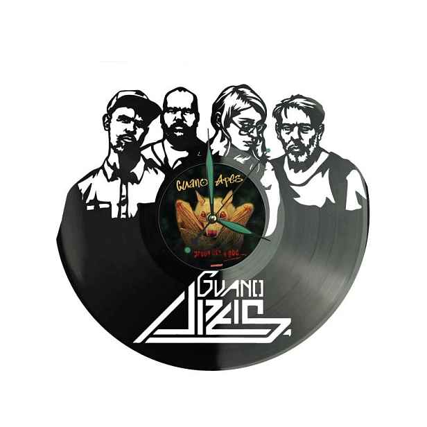 Guano Apes Vinyl Nástěnné hodiny Vinylová deska Unikátní dekorace pro fanoušky