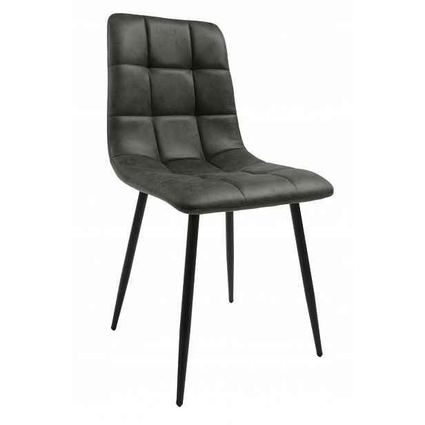 Křeslo glamour šedé, moderní glamour loft, moderní čalouněné