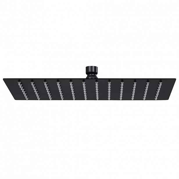 vidaXL Sprchová hlavice nerezová ocel 30 x 20 cm obdélníková černá