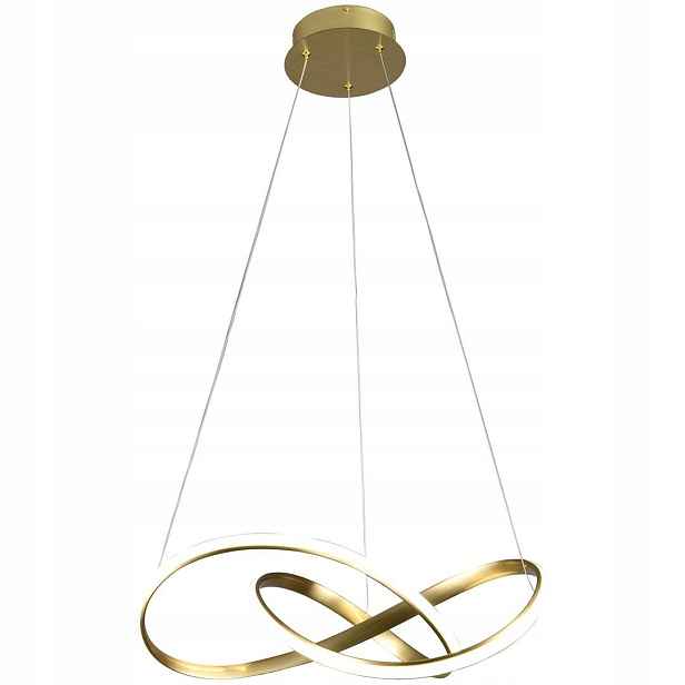 Závěsná lampa Led lustr moderní zlatá glamour stropní nastavitelná