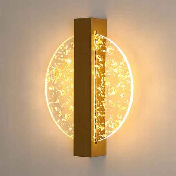 Nástěnná Led lampa Delpop 3000K 12W 1500 Lm nástěnná lampa Gold