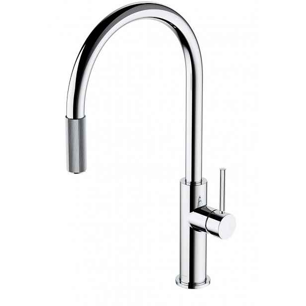 OMNIRES Switch - Dřezová baterie s výsuvnou koncovkou a filtrační funkcí, chrom SW9059CR
