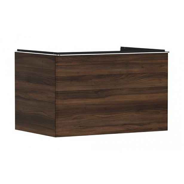 Skříňka pod umyvadlo pod desku Hansgrohe Xelu Q 78x49,5x55 cm tmavý ořech 54057000
