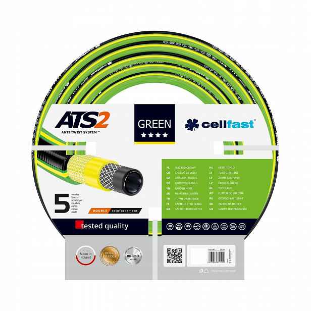 Cellfast Zahradní Hadice Zelená ATS2 3/4 25MB 15-120