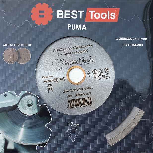 Diamantový kotouč kontinuální Best Puma 250 mm x 32 25.4