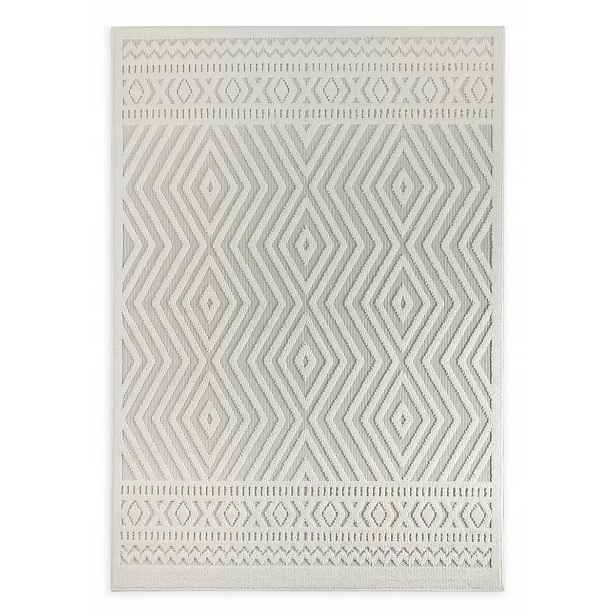 Koberec 160x230 Didar 4 Ornament krémový světle šedý