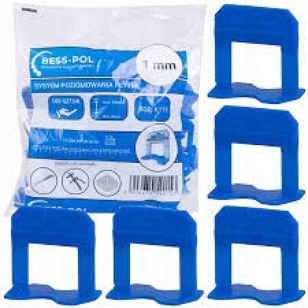 Systém Vyrovnávání Dlaždic Klipsy 1 MM 500ks Lepší Než Kubala/level/solid