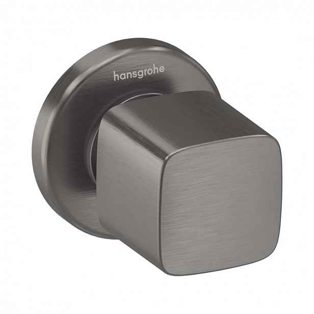 Hansgrohe Metris - Uzavírací ventil pod omítku, kartáčovaný černý chrom 31677340