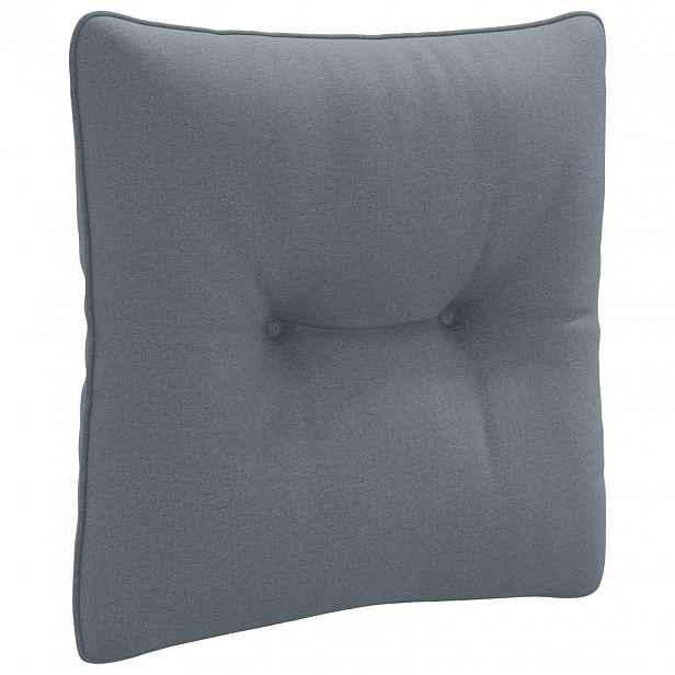 vidaXL Zádový polstr PUTTEN 100% polyester Modrá 40 x 40 x 10 cm