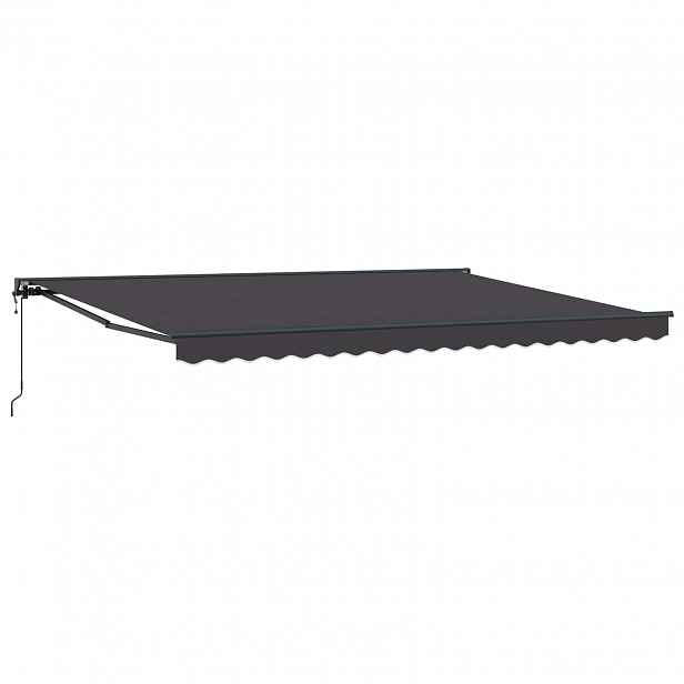 vidaXL Rám markýzy Antracitová 450 × 300 cm