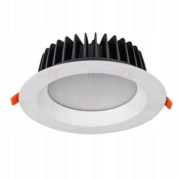 Led zapuštěné bodové svítidlo bílé kulaté IP44 40W 4000K Kanlux
