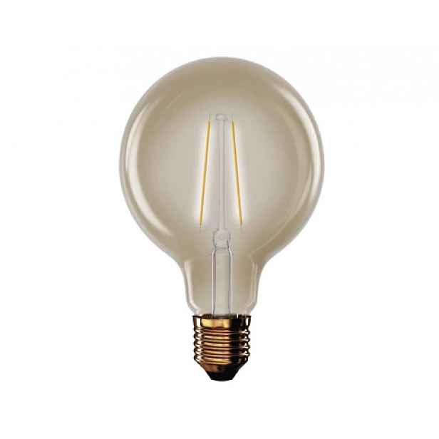 LED žárovka Vintage G95, E27, 4,5 W, 420 lm